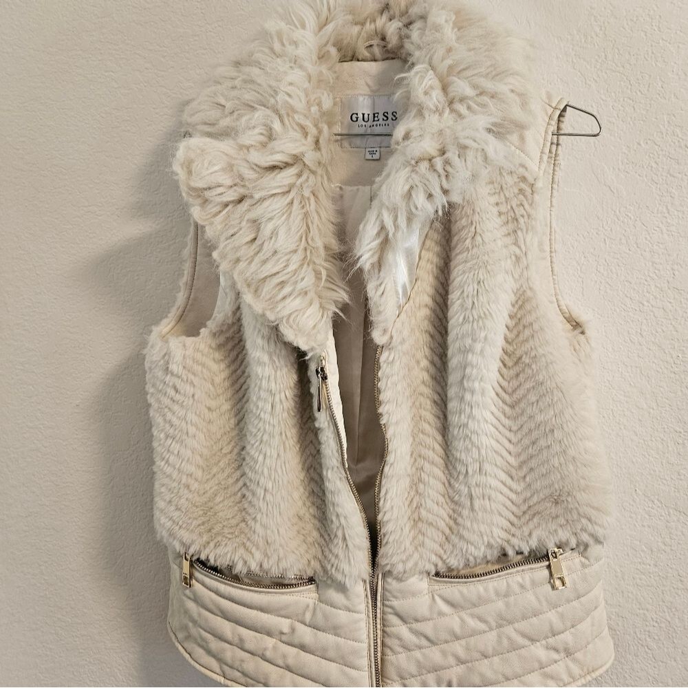 Guess fur vest,  Large